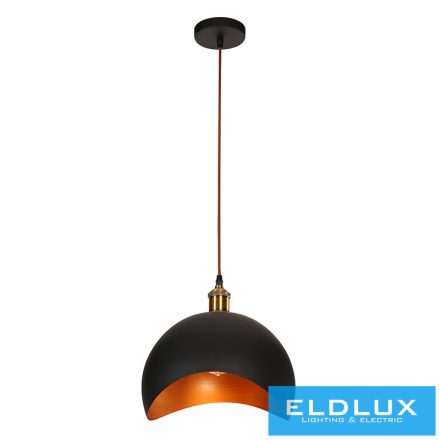 ELDLUX ALADIN függeszték E27 fekete/arany