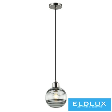 ELDLUX SMOKE függeszték E27 nikkel