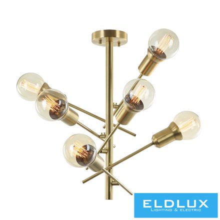 ELDLUX SCEPTER csillár 6×E27 arany