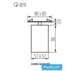 KANLUX CHIRO GU10 DTL-B lámpa GU10 