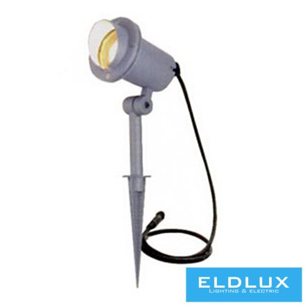 Fűbe szúrható kerti lámpa 1xGU10 max.35w IP44 D100x260mm Szürke