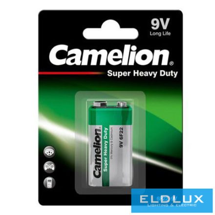 CAMELION SUPER HEAVY DUTY cink-klorid elem 6F22/9V-Block-BP1