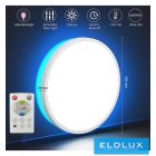 OSRAM chip Mennyezeti lámpa 18W RGB+CCT távirányítóval fehér