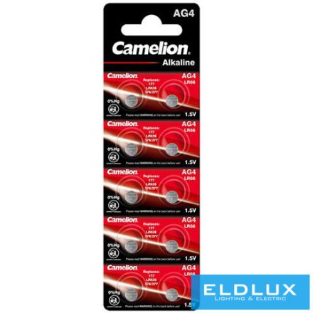 CAMELION alkáli gombelem 1.5V AG4/LR66/LR626/377-BP10