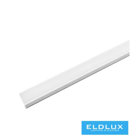 UNIVERSO mennyezetre aluprofil matt fehér fedlappal 2m 17.35x6.9mm Fehér
