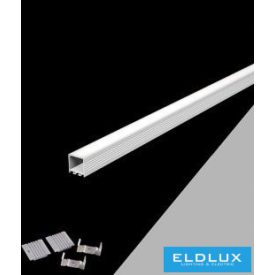 UNIVERSO LED aluprofil matt fehér fedlappal 2m 35x35mm
