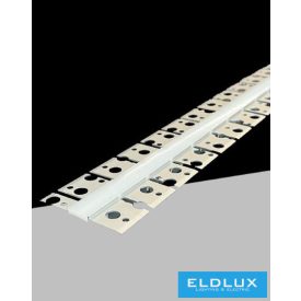   UNIVERSO Flexibilis süllyesztett aluprofil matt fehér fedlappal belső:12.6mm 1.5m