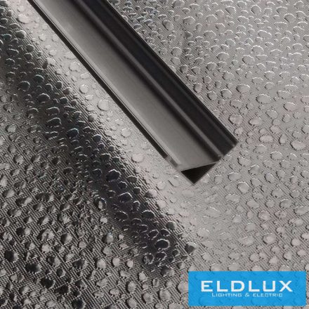 ELDLUX Alumínium profil (16*16mm aluprofil 2m. fedlap 2m. 2db végzáró. 4db felfogató)