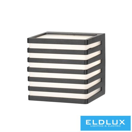 UNIVERSO kürtéri fali lámpa 10w 1000lm 4000k IP54 fekete 110x100x110mm 3év