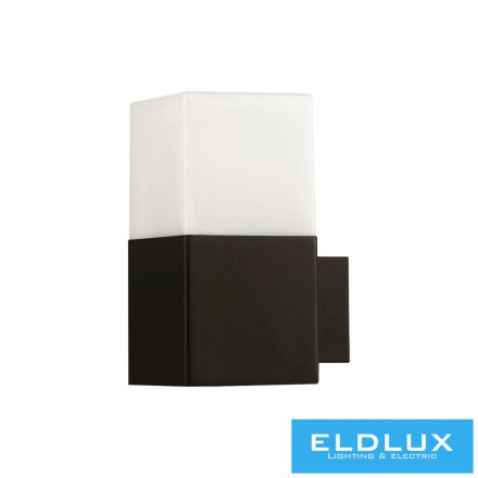 UNIVERSO kürtéri fali lámpa 1xE27 max.13w IP44 fekete 110x78x160mm 5év