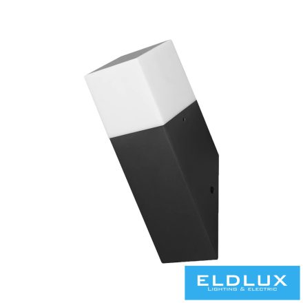UNIVERSO kürtéri fali lámpa 1xE27 max.12w IP44 fekete 78x78x250mm 5év