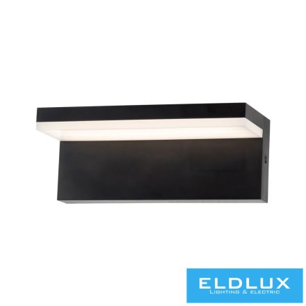 UNIVERSO kürtéri fali lámpa 10w 1000lm 4000k IP54 fekete 210x90x82mm 3év