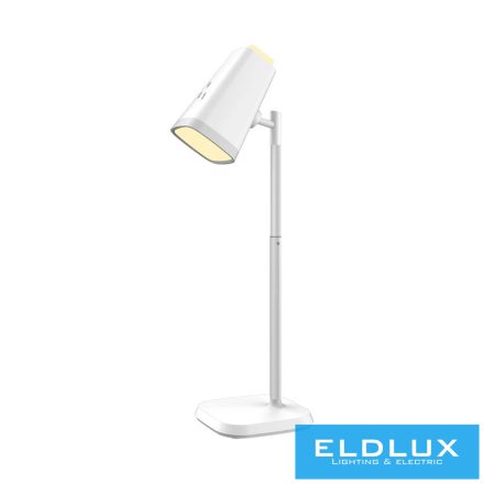 UNIVERSO Tölthető asztali-fali lámpa 5V-1500mAh 6w 310lm CCT 76x126mm Fehér