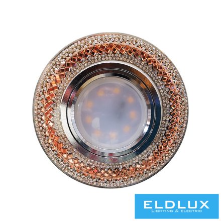 ELDLUX ANUBIS süllyesztett lámpatest LED 3W CW + GU10 króm