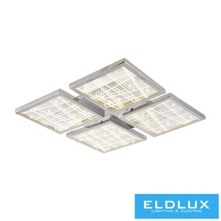 ELDLUX SHINE mennyezeti lámpa 64W NW króm