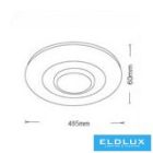 UNIVERSO Mennyezeti lámpa hangszóróval BT 72w CCT+ 9w RGB 4600lm ∅485×60mm átlátszó