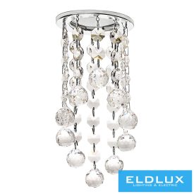 ELDLUX GEM süllyesztett lámpatest GU10 króm