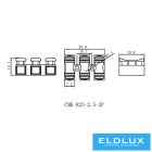 ELDLUX 3 pólusú kábel csatlakozó (rugós 2.5mm²) 100db/csomag