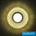 ELDLUX LUXOR süllyesztett lámpatest LED 3W NW GU10 króm