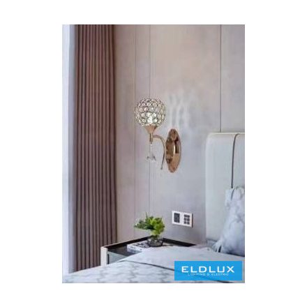 UNIVERSO Fali lámpa 1-karos 1xG9 Max.60W D170x280mm IP20 Króm