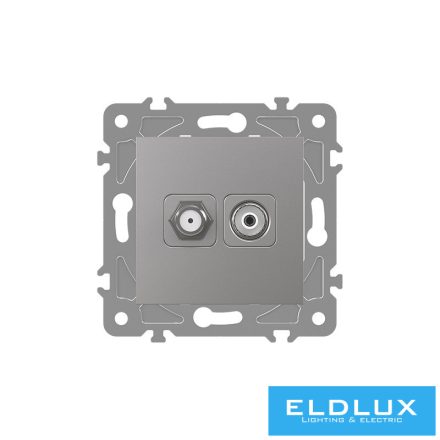 ELDLUX ELDGROUND SAT + TV aljzat (13db) ezüst