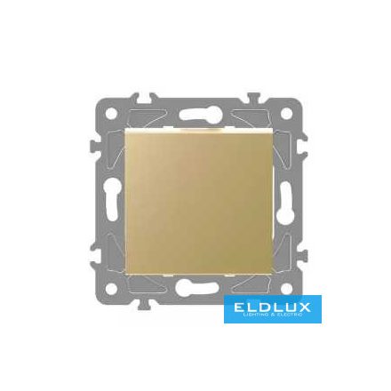 ELDLUX ELDGROUND Egypólusú kapcsoló (101) Arany