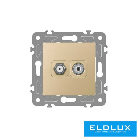 ELDLUX ELDGROUND SAT + TV aljzat (13db) Arany