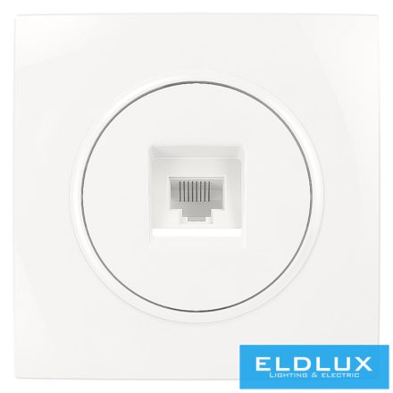 ELDLUX ELDELIN RJ45 Cat.5e UTP aljzat fehér