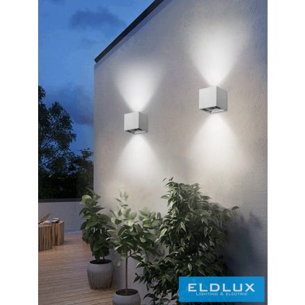 UNIVERSO fali lámpa LED 12w 1000lm 6500k IP55 100×100×100mm szürke