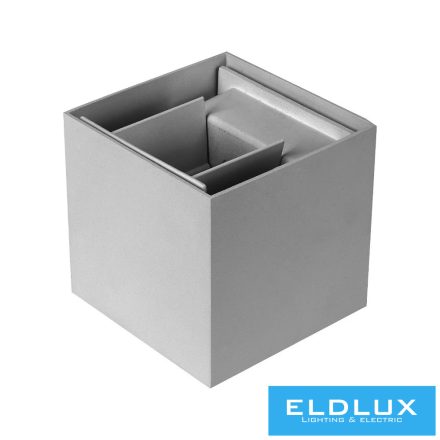 UNIVERSO fali lámpa LED 12w 1000lm 4000k IP55 100×100×100mm szürke