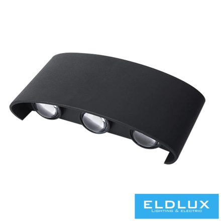 UNIVERSO fali lámpa LED 16w 1300lm 4000k IP65 169×80×40mm fekete