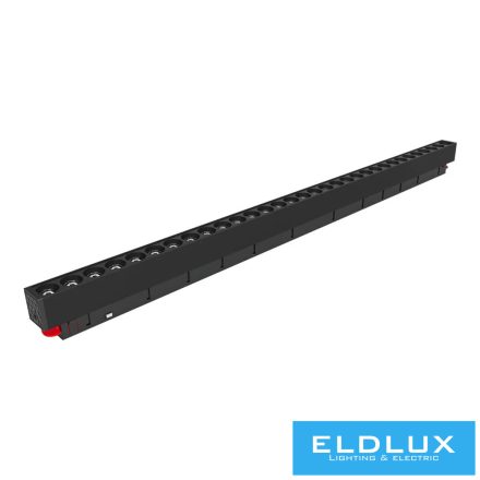 UNIVERSO Mágneses sínbe szerelhető spot Lámpa DC:48V 24W 2160LM 3000K RA90 IP20 600x45x24mm Fekete