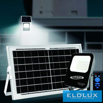 UNIVERSO Solar LED reflektor 3.7V-2.6AH 300lm 6500k IP65