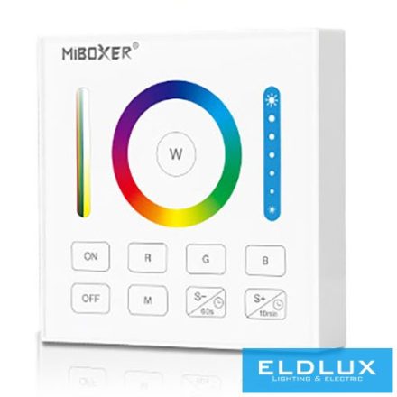 MIBOXER RF 2.4G RGB+CCT LED Szalaghoz Fali távirányító fehér