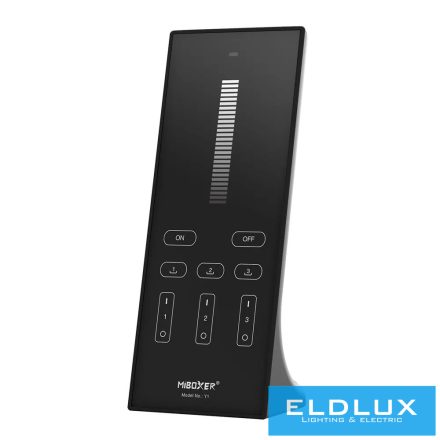 MIBOXER RF 2.4G Sima LED szalaghoz dimmelhető álló  távirányító 3  zónás fekete