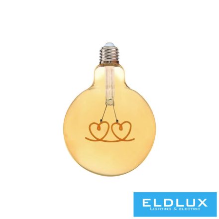 UNIVERSO Filamentes design LED izzó - Heart G125 4w 320lm 2500k D125x175mm