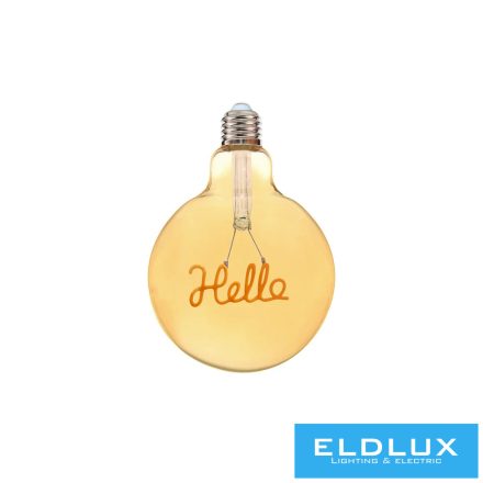 UNIVERSO Filamentes design LED izzó - Hello G125 4w 320lm 2500k D125x175mm
