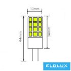 UNIVERSO LED fényforrás G4 12v 3W 360lm 6500K