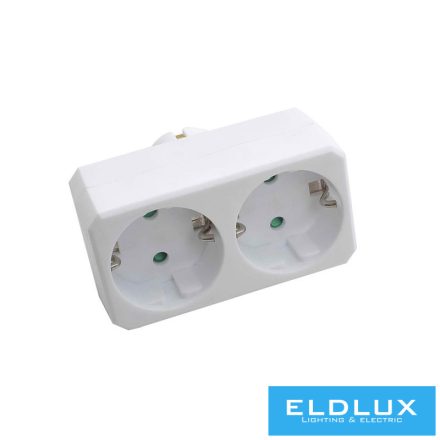 ELDLUX Elosztó 2x type F IP20