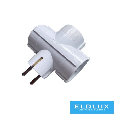 ELDLUX Elosztó 3x type F T-alakú IP20