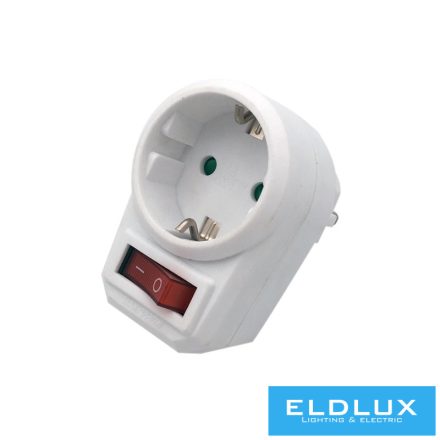 ELDLUX Aljzat 1x type F kapcsolóval IP20