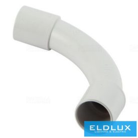   GEWISS Védőcső könyök MÜII 90° 20mm-átmérő összedugható kezeletlen műanyag szürke RK