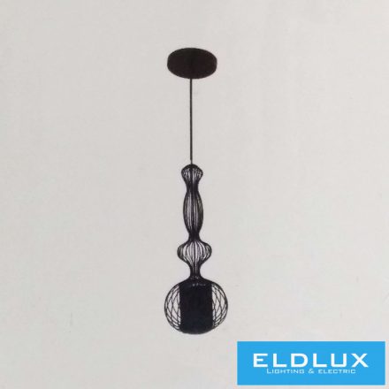 ELDLUX CURVE függeszték E27 fekete