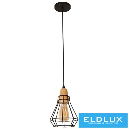 ELDLUX KETREC függeszték E27 fekete