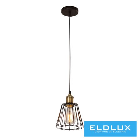 ELDLUX KETREC függeszték E27 fekete