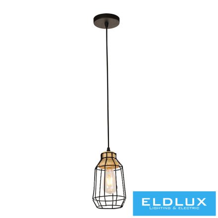 ELDLUX KETREC függeszték E27 fekete