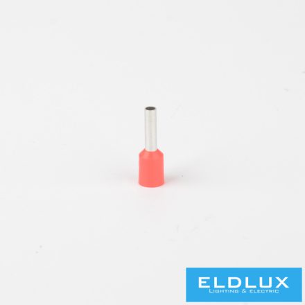 ELDLUX Szigetelt érvéghüvely, piros, 1.5mm², 30db/csomag