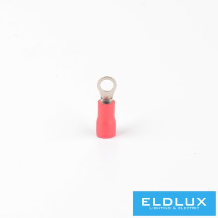 ELDLUX Szigetelt szemes saru, piros, 0.5-1mm², 30db/csomag