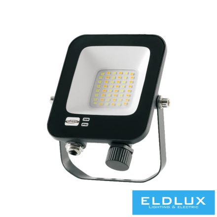 UNIVERSO LED reflektor 20w 1600lm 4000k 120° IP65 fekete 116x141x26mm