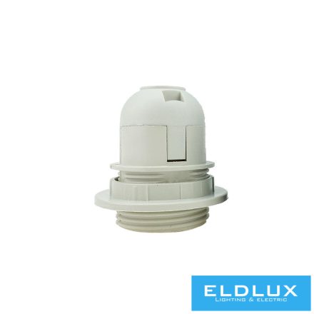 ELDLUX K327Y E27 foglalat gyűrűvel fehér